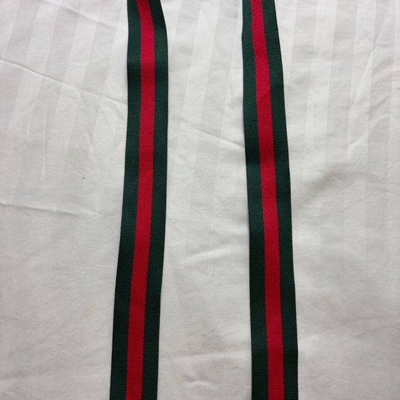 Adjustable Green & Red Stripe Replacement Bag Strap unisex - Picture 4 of 6